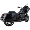Vance & Hines #46721 - Supersport Slip-On Mufflers - Black - Touring