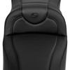 Saddlemen #808-07B-18600 - Roadsofa™ Extended Reach Seat - Carbon Fiber - Black Stitch - without Backrest - FL '08-'24