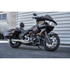Saddlemen #808-07B-189B4 - RoadSofa™ Seat - Honeycomb - Red Stitch - with Backrest - FLH/FLT '08-'23
