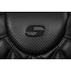 Saddlemen #808-07B-207A0 - Roadsofa™ Extended Reach Seat - without Backrest - Lattice Stitch - Carbon Fiber - FL '08-'23