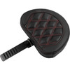 Saddlemen #823-07-207B4 - Roadsofa™ Extended Reach Seat - with Backrest - Lattice Stitch - Red Stitch - FLTR/FLHX '23-'24