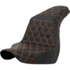 Saddlemen #818-29-17503 - Step-Up Seat - Full Lattice Stitch - Orange Stitch - FXLR/FLSB '18-'21