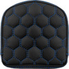 Saddlemen #040849BLU - RoadSofa™ Sissy Bar Pad - Honeycomb - Blue Stitching