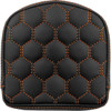 Saddlemen #040849ORA - RoadSofa™ Sissy Bar Pad - Honeycomb - Orange Stitching