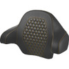 Saddlemen #814-07-19007 - Tour Pack Backrest Pad - Honeycomb - Gold Stitching - FL '14-'24