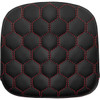 Saddlemen #040749RED - Sissy Bar Pad - Honeycomb - Red Stitching