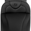 Saddlemen #808-07B-186B0 - Roadsofa™ Extended Reach Seat - Carbon Fiber - Black Stitch - Backrest - FL '08-'24