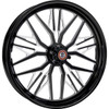 Performance Machine (PM) #1204-7106R-NVSAJAP-B - Wheel - Nivis - Front - Dual Disc/with ABS - Black/Contrast Cut Platinum - 21x3.5