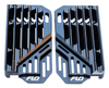 Flo Motorsports High Flow Radiator Braces Black (#FLO753-3BLK)