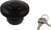 Harddrive Gas Cap Screw-In W/Lock&Cover Vented Black