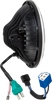 Harddrive Led Headlight 7" 90w Chrome 3500/2400 Lumens