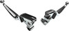 Harddrive Smooth Lever Set Chrome Flt 08-13 W/Cable Clutch