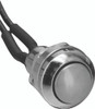 Harddrive Mini Push Button Switch Chrome