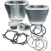S&S Cycle #910-0202 - 106" Big Bore Cylinder Kit - Silver - Twin cam