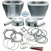 S&S Cycle #910-0199 - Cylinder & Piston Replacement for S&S 106" Stroker Kit - Silver