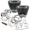 S&S Cycle #910-0221 - 117" Big Bore Cylinder Kit - Wrinkle Black - Twin Cam