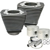 S&S Cycle #910-0182 - Cylinder & Piston Kit - 80" - Evolution Big Twin - Wrinkle Black