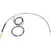 LA Choppers #LA-8060KT3-19B - Complete Plug-and-Play Cable Kit - Upper - 18" - 20" Handlebars - '17-'20 Touring - Black