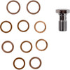 LA Choppers #LA-8059B13 - Brake Line - Chrome