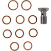 LA Choppers #LA-8059B13B - Brake Line - Black