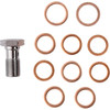 LA Choppers #LA-8059B19B - Brake Line - Black