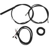 LA Choppers #LA-8062KT3-13B - Complete Plug-and-Play Cable Kit - Upper - 12" - 14" Handlebars - '21-'22 FLH - Black