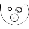 LA Choppers #LA-8062KT3-19B - Complete Plug-and-Play Cable Kit - Upper - 18" - 20" Handlebars - '21-'22 FLH - Black