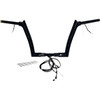 FAT Baggers INC. #801312-B - EZ Install Wired 1-1/2" Pointed Top Handlebar Kit - 12" - Black