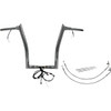 FAT Baggers INC. #801316 - EZ Install Wired 1-1/2" Pointed Top Handlebar Kit - 16" - Chrome