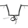 FAT Baggers INC. #802312 - EZ Install Wired 1-1/2" Pointed Top Handlebar Kit - 12" - Chrome