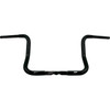 FAT Baggers INC. #943012-B - 1-1/4" EZ Install Round Top Handlebar - 12" - Black