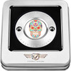Figurati Designs #FD30-TC-2H-SS - Timing Cover - 2 Hole - Sugar Skull - Mirror Polished - Stainless Steel