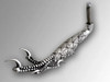 Image Motorcycle Talon Kickstand +1" Extended - Polished - 85-UP Touring