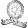 Hawg Halters #FBAXCC-13LH - Axial Caliper Mount Adapter Bracket - Chrome