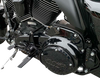 Hawg Halters #MCK-FH16AS-FK - Mid Control Conversion Kit - Black - Knurled Pegs - FLH/FLT