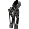 Kodlin USA #K55131 - Fastback Risers - Includes Clamp & Gauge Bracket - 8" - Black