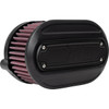 Kodlin USA #K29244 - Oval Air Cleaner Kit - Black - M8