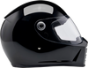 Biltwell #1004-101-506  - Lane Splitter Helmet - Gloss Black - 2XL