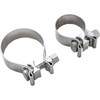 Vance & Hines #23713 - Slip-On Muffler Clamps - M8 Touring