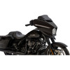Klock Werks #KWW-01-0722-B - Flare® Windshield - 6-1/2" - Black - '23-'25 FLHX