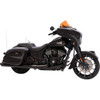 Klock Werks #KWW-04-0632 - Ice Flare® Windshield - 10" - Orange Ice - '14-'26 Indian