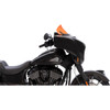 Klock Werks #KWW-04-0632 - Ice Flare® Windshield - 10" - Orange Ice - '14-'26 Indian