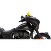 Klock Werks #KWW-04-0633 - Ice Flare® Windshield - 10" - Yellow Ice - '14-'26 Indian