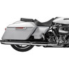 Drag Specialties Seats - Rear Solo Seat - Wide - Double Diamond - Black Stitch - FLH/FLT '97-'23