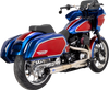 Bagger Nation #CRF-M8ST-LR-B - The Fix Rear Fender - Black Frame Plate - M8 Softail