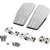 LA Choppers #LA-P101-01C - Mini Floorboards - Driver - Chrome
