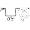 FAT Baggers INC. #949012 - 1-1/4" EZ Install Pointed Top Handlebar - 12" - Chrome