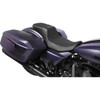 Drag Specialties Seats - Performance Predator 2-Up Seat - Vinyl - Black Double Diamond Stitch - FLHX/FLTR '23-'24