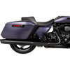 Drag Specialties Seats - Performance Predator 2-Up Seat - Vinyl - Black Double Diamond Stitch - FLHX/FLTR '23-'24