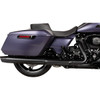 Drag Specialties Seats - Performance Predator 2-Up Seat - Extended Reach - Solar Leather - Smooth - FLHX/FLTR '23-'24